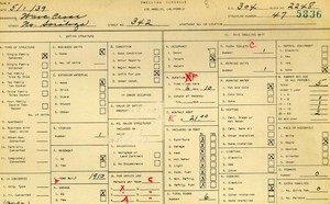 WPA household census for 342 N SARATOGA, Los Angeles