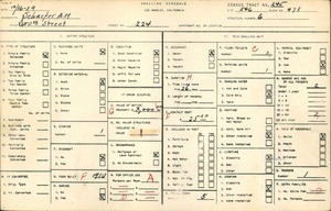 WPA household census for 224 WEST 50TH STREET, Los Angeles County