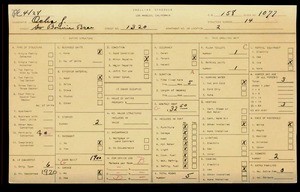 WPA household census for 1320 S BONNIE BRAE, Los Angeles