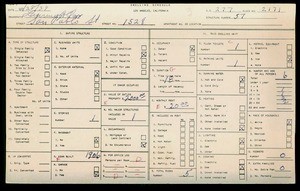 WPA household census for 1528 SAN PABLO, Los Angeles