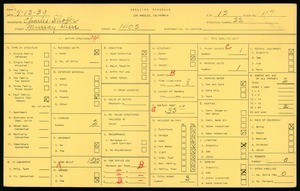 WPA household census for 1405 MURRAY DRIVE, Los Angeles