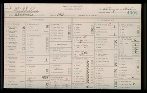WPA household census for 1911 BARRANCA STREET, Los Angeles