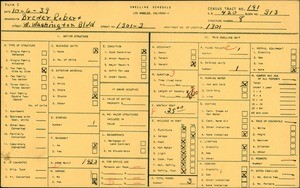 WPA household census for 1301-1303 W WASHINGTON BLVD, Los Angeles County