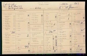WPA household census for 240 S FIGUEROA, Los Angeles