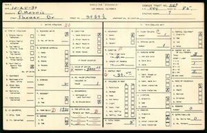 WPA household census for 3939 1/2 FLOWER DRIVE, Los Angeles County