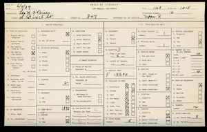 WPA household census for 847 S BIXEL, Los Angeles