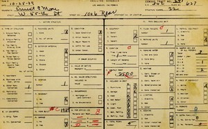 WPA household census for 1046 W 55TH, Los Angeles