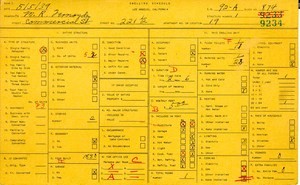 WPA household census for 221 COMMERCIAL, Los Angeles