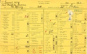 WPA household census for 618 N SPRING, Los Angeles