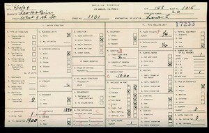 WPA household census for 1101 W 9TH, Los Angeles