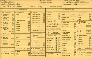 WPA household census for 239 WEST 52ND STREET, Los Angeles County