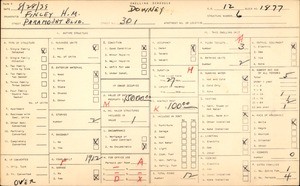 WPA household census for 301 Paramount Boulevard, Los Angeles County