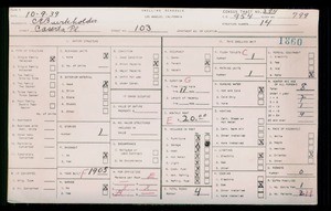 WPA household census for 103 CASERTA, Los Angeles County