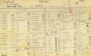 WPA household census for 465 S ARIZONA