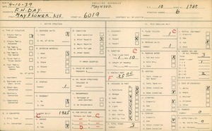 WPA household census for 6019 MAYFLOWER AVE, Los Angeles County