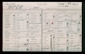WPA household census for 545 W 108 ST, Los Angeles County