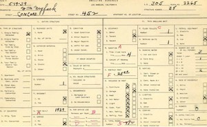 WPA household census for 452 N CONCORD, Los Angeles