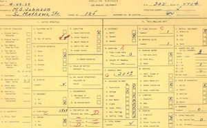 WPA household census for 105 S MATHEWS, Los Angeles