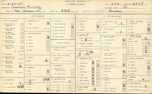 WPA household census for 2715 N MAIN ST, Los Angeles