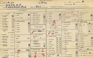 WPA household census for 821 N HERBERT