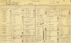 WPA household census for 1207 MANZANITA, Los Angeles