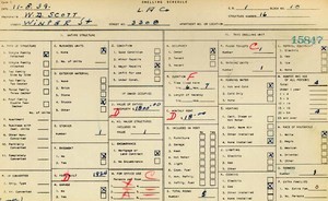 WPA household census for 3308 WINTER