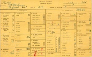 WPA household census for 219 N GRAND, Los Angeles
