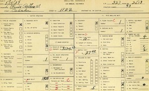 WPA household census for 1122 CALADA, Los Angeles