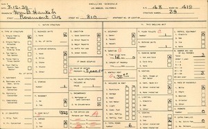 WPA household census for 810 ROSEMONT AVE, Los Angeles