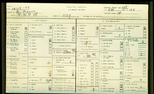 WPA household census for 1127 W 41ST STREET, Los Angeles County