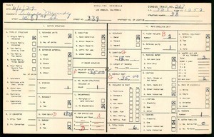 WPA household census for 339 W 81TH ST, Los Angeles County
