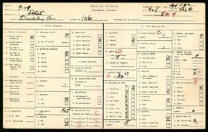 WPA household census for 106 DUDLEY AVE, Los Angeles County
