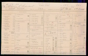 WPA household census for 700 W 1ST ST, Los Angeles