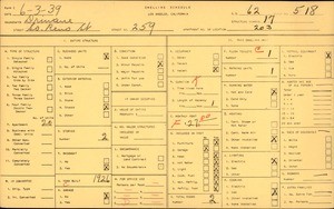 WPA household census for 259 S RENO ST, Los Angeles