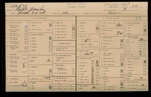 WPA household census for 156 W 35TH STREET, Los Angeles