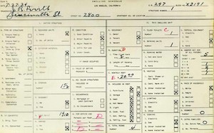 WPA household census for 2800 CINCINNATI, Los Angeles