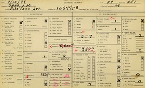 WPA household census for 1624 ECHO PARK AVE, Los Angeles
