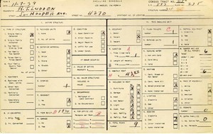 WPA household census for 4270 HOOPER, Los Angeles