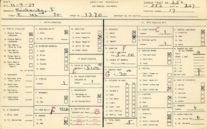 WPA household census for 1370 E 42ND, Los Angeles