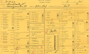 WPA household census for 969 MANZANITA, Los Angeles