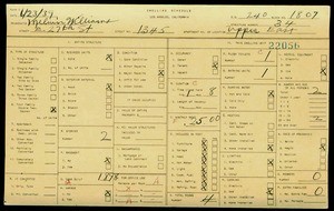 WPA household census for 1345 E 27TH STREET, Los Angeles