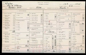 WPA household census for 834 GOLDEN, Los Angeles