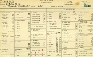 WPA household census for 655 S GRANDE VISTA AVE, Los Angeles