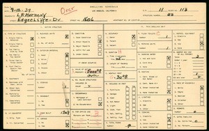 WPA household census for 1606 EDGECLIFFE DRIVE, Los Angeles