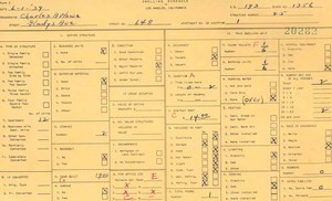 WPA household census for 648 GLADYS, Los Angeles