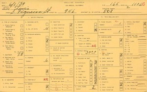 WPA household census for 946 S FIGUEROA, Los Angeles