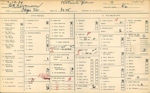 WPA household census for 3125 HOPE ST, Los Angeles County