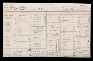 WPA household census for 1328 E 20TH ST, Los Angeles