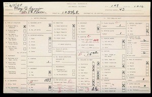 WPA household census for 1037 W 8TH, Los Angeles