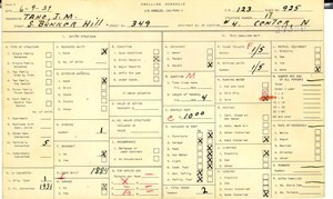WPA household census for 349 S BUNKER HILL, Los Angeles